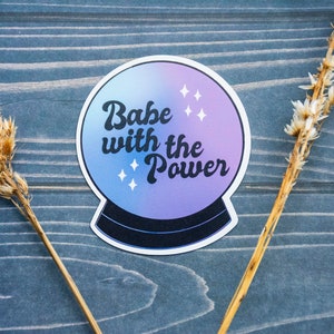 Babe With the Power Labyrinth MAGNET Goblin King Inspired Magnet Goblin King Crystal Ball accessory Witchy magnet David Bowie Car accessory