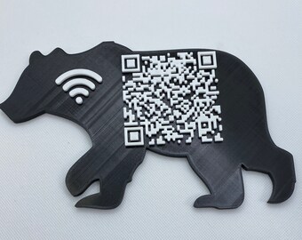 Custom 3d Printed Qr Code - Etsy