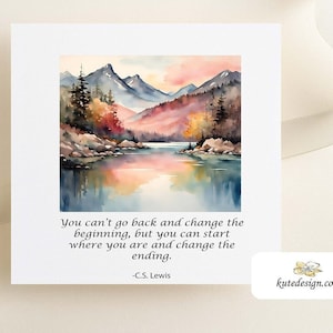 Spirituelle Karte, Ermutigungskarte, C.S. Louis, religiöse Karte, Inspirationskarte, Motivationskarte, positive Ermutigung