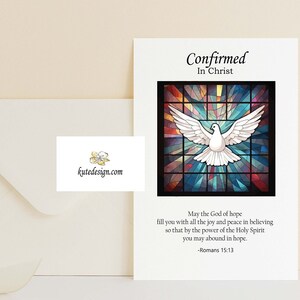 Sacrament of Confirmation, Confirmation Card, Printable Christian Sacrament Card, Catholic Sacrament Card, Digital Download