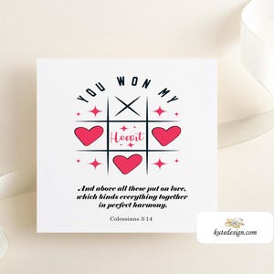 Tarjeta de amor imprimible, tarjeta romántica, tarjeta de aniversario cristiana, tarjeta para esposa, tarjeta para esposo