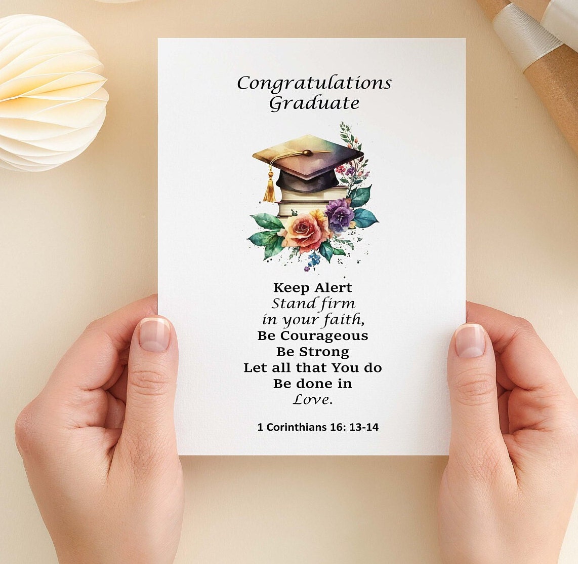 Printable Graduation Card Religious - Il Fullxfull.4915955467 5a3y 