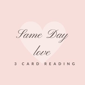 Gleicher Tag 3 Karte Love Reading