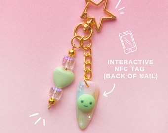 Custom NFC Nail Keychain | Programmable Link