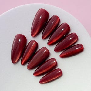 Cherry Cola Press On Nails