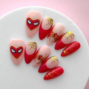 Spider Love Press On Nails