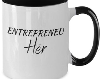 Entrepreneur Coffee Mug, Gift for Female Entrepreneur, Humorous Entrepreneur Coffee Cup, Coffee Mug for Female Entrepreneur's Birthday