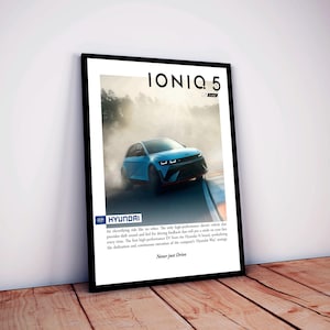 Printable 2025 Hyundai Ioniq 5 N Poster