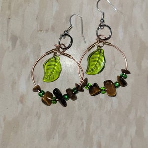 Beaded Loop Earrings