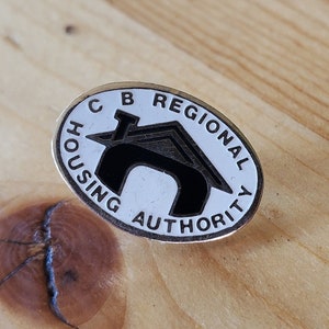 C B Regional Housing Authority (Cape Breton) Hat Pin Lapel Pin Vintage/Retro Enamel Pin