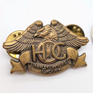 Harley Owners Group (H.O.G.) Enamel Membership Brooch Pin