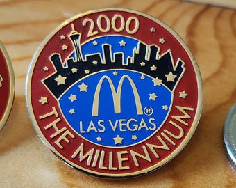 Vintage 2000 Millennium McDonald's Las Vegas Enamel Pin