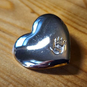 The Variety Club Heart Pin with Handprint - Brooch Pin Unique Rare Hat Pin Lapel Pin Vintage Pin Retro Pin