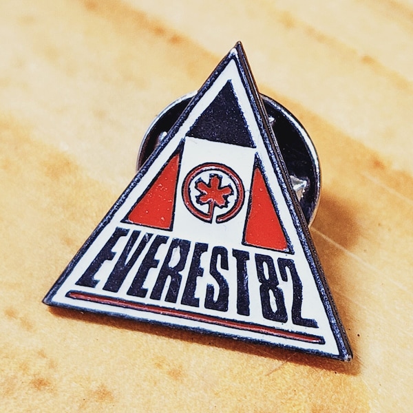 Vintage 1982 Everest Pin - Canadian Enamel Lapel Pin
