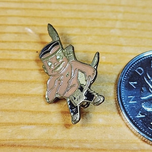 Vintage Native American/Canadian Indianer Krieger Brosche Pin Einzigartige Hut Pin Anstecknadel Vintage Pin Retro Pin Emaille Pin