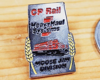 CP Rail Heavy Haul Systems Moose Jaw Division – Kanadische CP Rail Brosche Anstecknadel Einzigartige seltene Hutnadel Anstecknadel Vintage Pin Retro Pin Emaille Pin