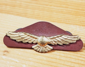 Royal Canadian Air Force Eagle Cap Badge – Vintage-Abzeichen aus dem Zweiten Weltkrieg. Brosche Pin Einzigartige seltene Hut Pin Anstecknadel Vintage Pin Retro Pin Emaille Pin