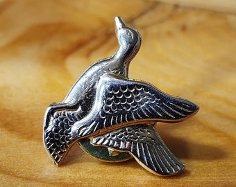 Beautiful Little Duck Brooch Pin Unique Rare Hat Pin Lapel Pin Vintage Pin Retro Pin