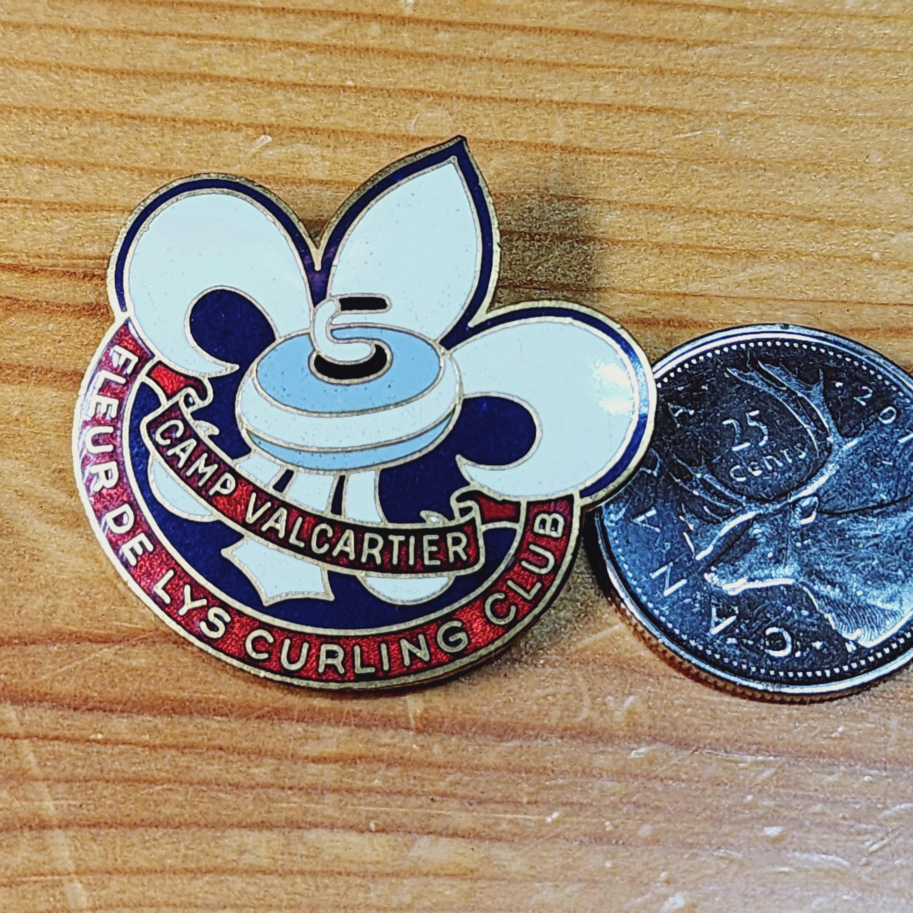 Lot De 17 Pins De Club De Curling Vintage – Collection Job – Des Années 50 à 2010