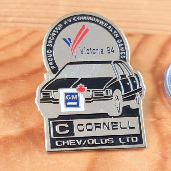 1994 Commonwealth Games Pin: Cornel Chev, Vintage Enamel Lapel Pin