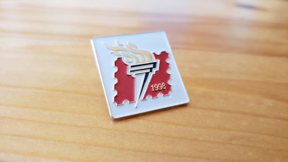 Canada Post 1998 Games Pin - Vintage Enamel Lapel Pin