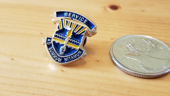 Vintage Chilliwack Secondary School Enamel Pin