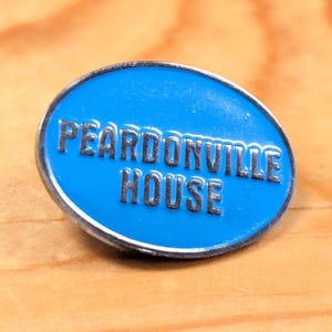 Peardonville House Brooch Pin Unique Rare Hat Pin Lapel Pin Vintage Pin Retro Pin Enamel Pin