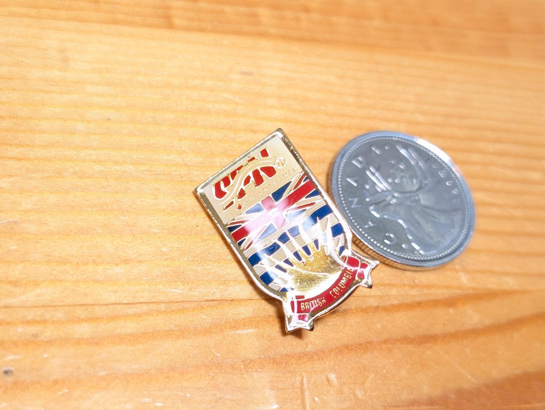 Slowpitch National British Columbia Featuring the BC Flag Brooch Pin ...