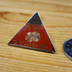 1995 PNSOBA Return of the cymbal Brooch Pin Unique Rare Hat Pin Lapel Pin Vintage Pin Retro Pin Enamel Pin