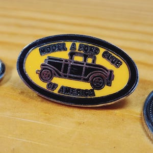 Model A Ford Club of America Brooch Pin Unique Rare Hat Pin Lapel Pin Vintage Pin Retro Pin Enamel Pin