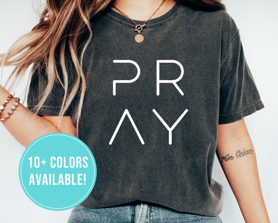 Pretty Girls Pray Tshirt Womens Christian Prayer Shirt Pretty Girls Pray Tshirt Womens Christian Prayer Shirt