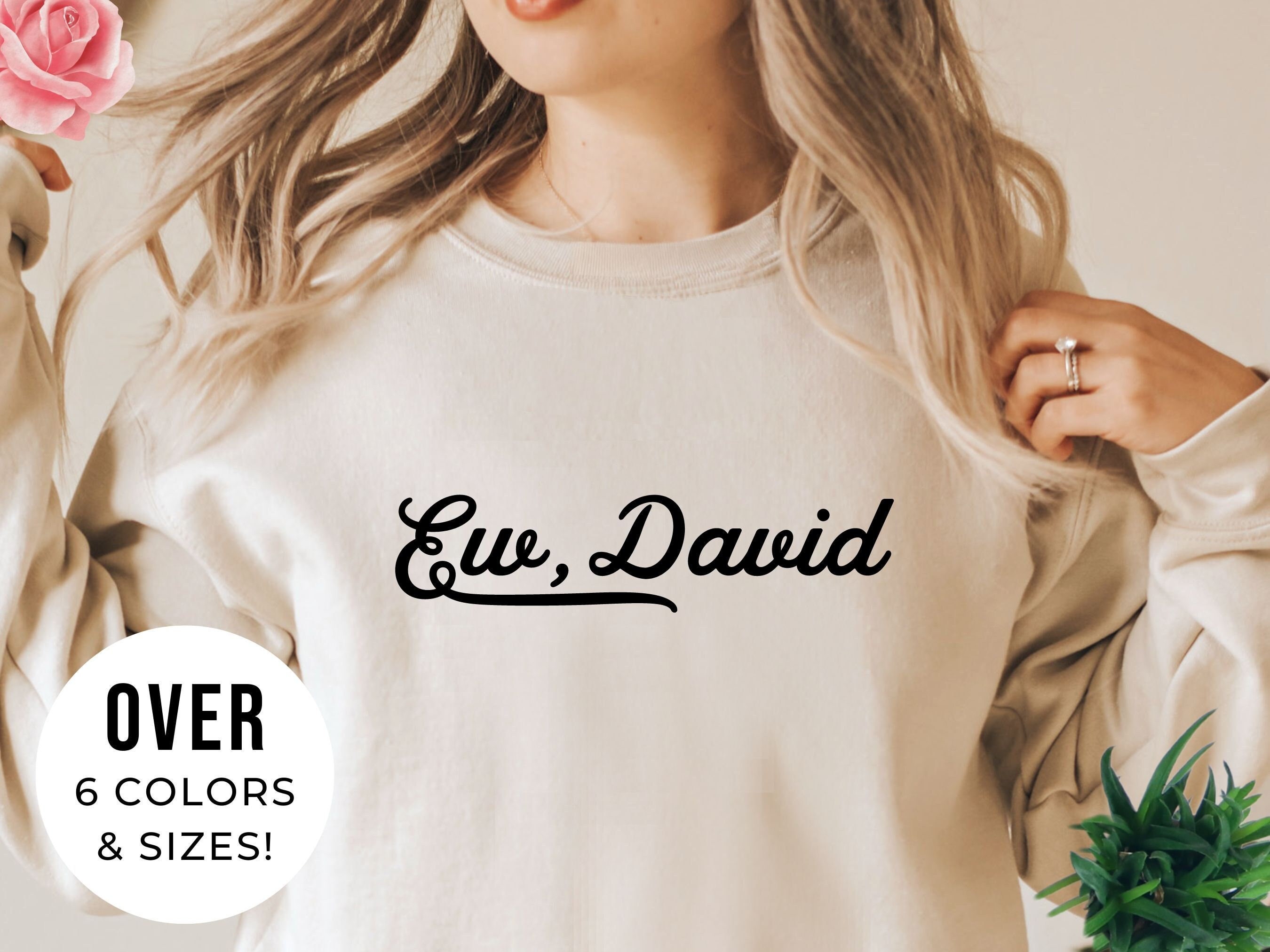 Ew David Sweatshirt - Etsy UK