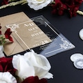 Acrylic Wedding Invitation: Custom Elegant Party Invites