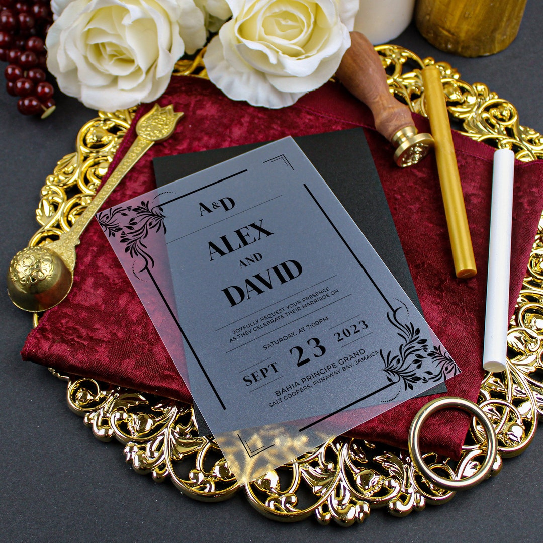 Wedding Invitation Pack Personalizable and Etsy