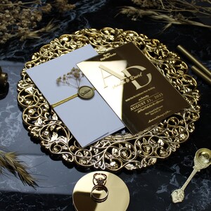 Elegante, elegante huwelijksuitnodigingen, acryl huwelijksuitnodigingen, luxe doorzichtige huwelijksuitnodiging