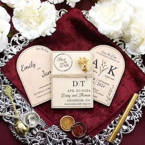 Bewaar de datummagneet met bloemen | Rustieke houten huwelijksmagneten | Magnetisch gepersonaliseerd Save the Date | Eenvoudige Save the Date-magneten