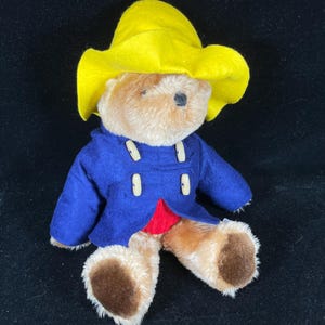 Eden Toys Paddington Bear Plush, Blue Raincoat & Red Hat, 16 inch