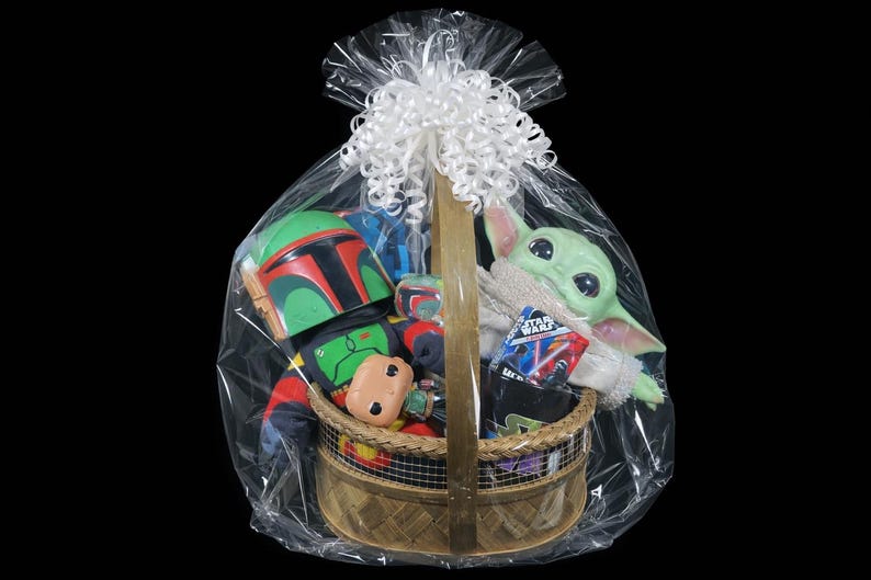 Star Wars Gift Basket Birthday Easter Plush Mandalorian Grogu Boba Fett image 1