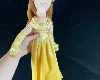 Disney Princess Plush Doll: Cinderella, Belle, Rapunzel, Aurora & Maximus, Beauty and the Beast