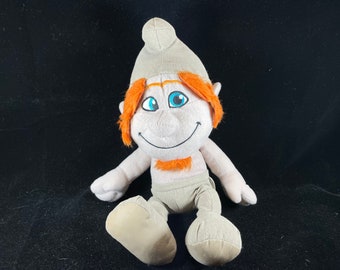 Large Smurfs Official Movie Merchandise Evil Hackus Gray Orange 18" Plush Stuffed Toy