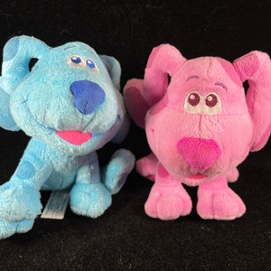 Piesek i przyjaciel Nickelodeon Blue’s Clues MAGENTA Różowy pluszowy zwierzak 7 cali mówiący dźwięk