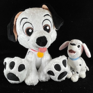 Disney 101 Dálmatas Cachorrinho Lucky Grande Pelúcia 10 polegadas 7 polegadas pequeno Penny Pelúcia cachorro de desenho animado