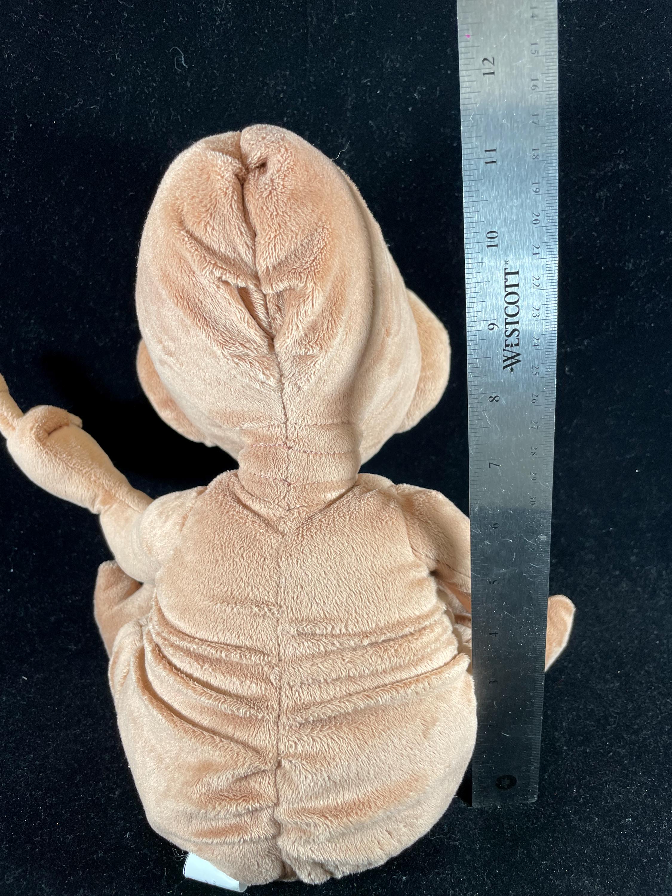 ヴィンテージ E.T. ぬいぐるみ、大型 12インチ エイリアンぬいぐるみ