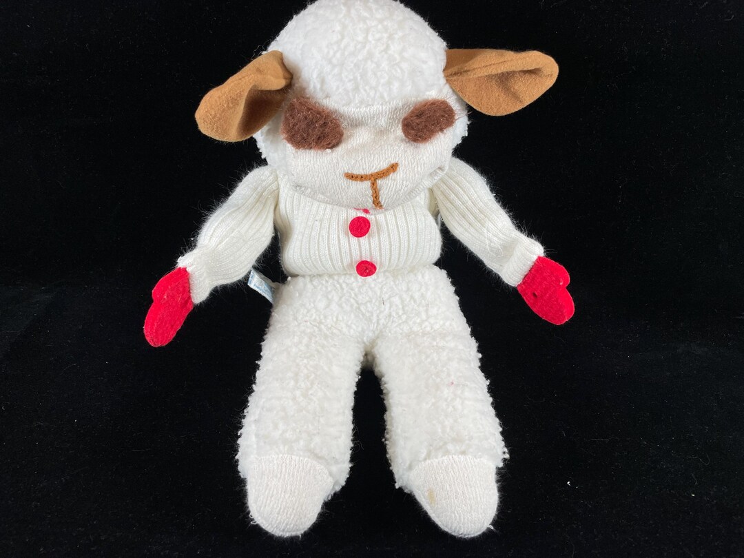 Lambchop Lamb Hand Puppet Plush Shari Lewis 15 Inch Tall 1986 Hasbro ...