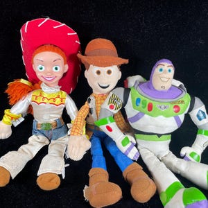 Disney Toy Story Woody Buzz Lightyear Jesse Plush Dolls Stuffed