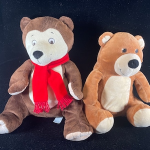 Children's Book Bear Plush, You Can Do It Sam, Salina Yoon Bear