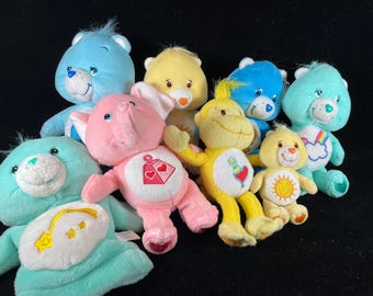 ケアベア チャンプベア 9インチ 座った青いクマのぬいぐるみ - Etsy 日本