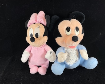 Bebés Disney Bebés Mickey y Minnie Mouse 1984 Playskool Hasbro 70480 Euro Disney Parks