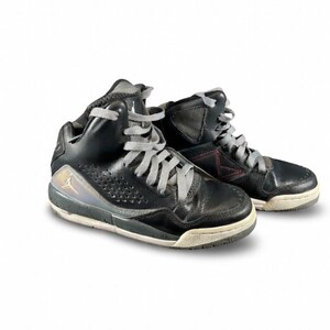Nike Air Jordan SC-3 Youth 5Y Womens 6.5 Black Red Basketball Sneakers image 2