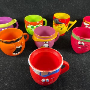 Vintage 1969 Pillsbury Funny Face Plastic Mug Choo Choo Cherry